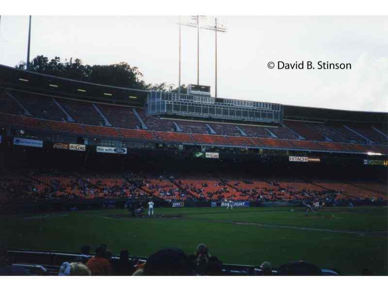 Monster Park stadium at night