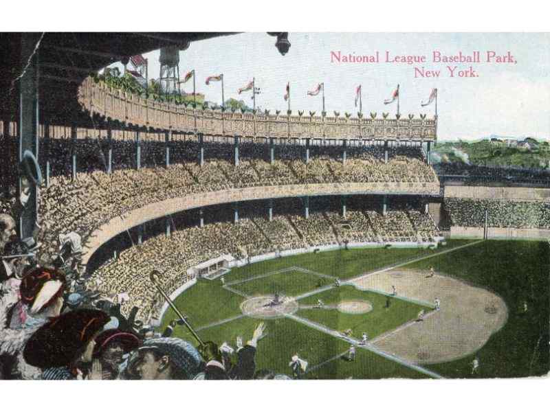 Polo Grounds, View from Behind Home Plate