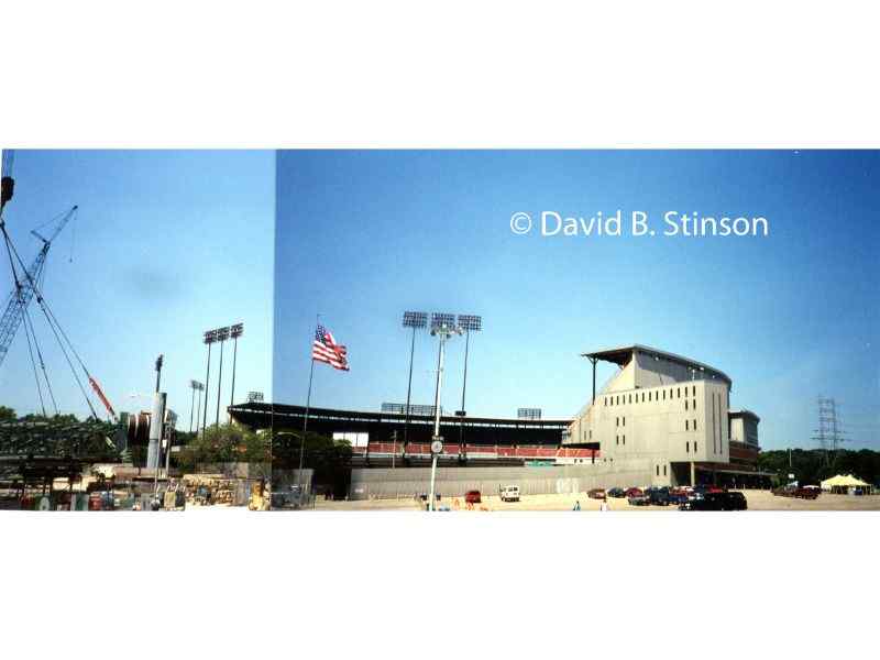 A panorama of the County Stadium