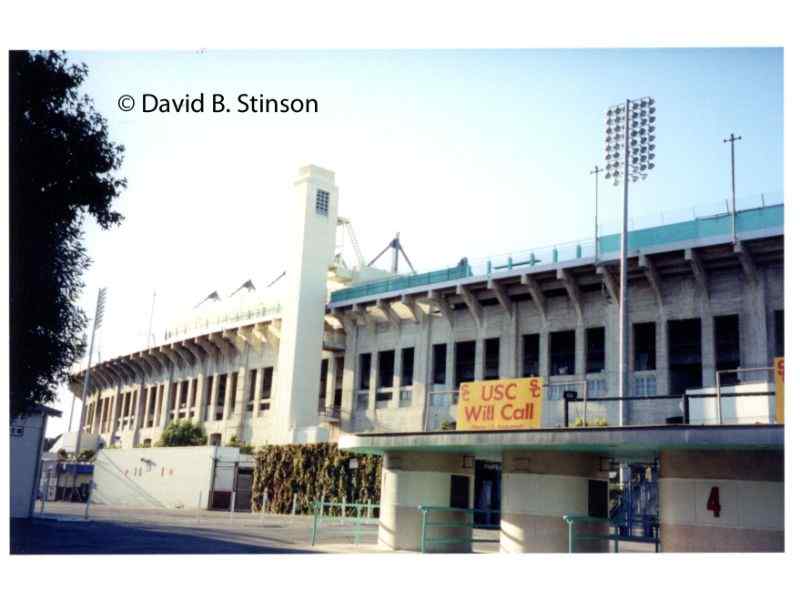 The Gate 4 of the Los Angeles Memorial Coliseum
