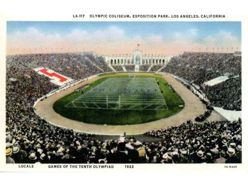 The Olympic Coliseum postcard