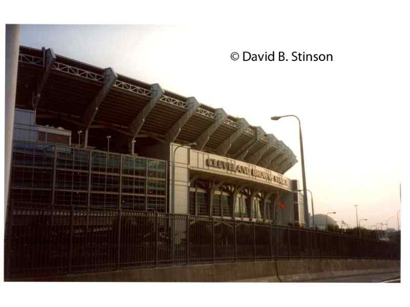 The Main Entrance to Cleveland Browns Stadium in 2003