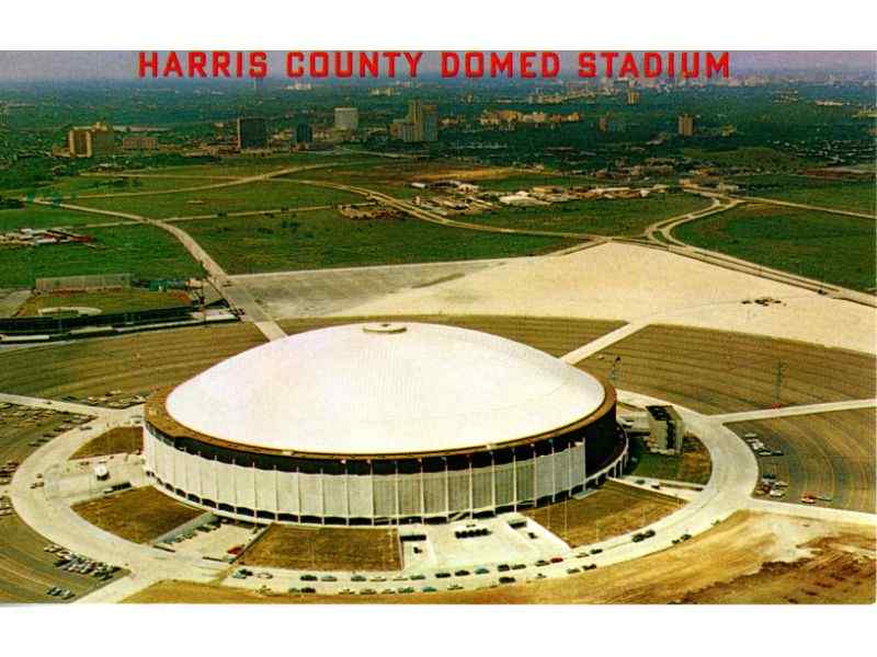A postcard for the Harris County Domed Stadium