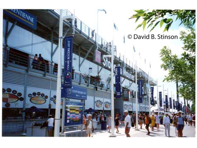 The front entrance to Uniprix Stadium