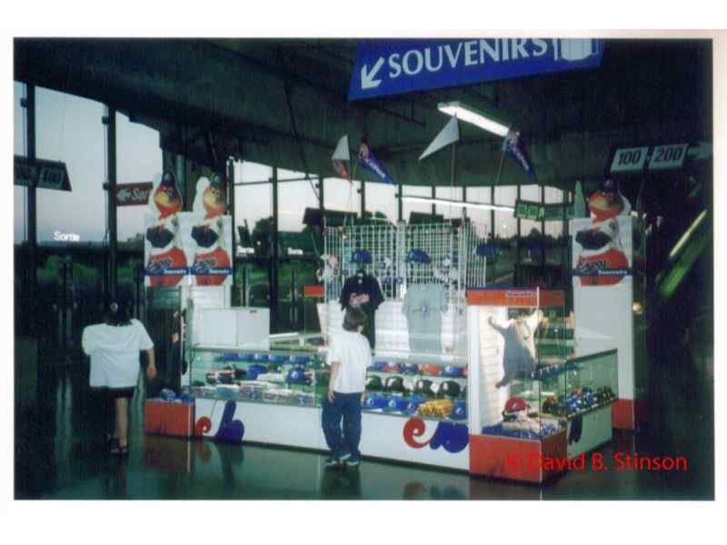 A souvenir stand 
