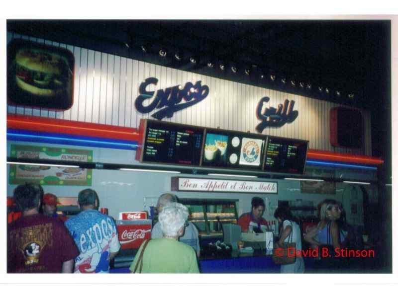 An Expos Grill food stand
