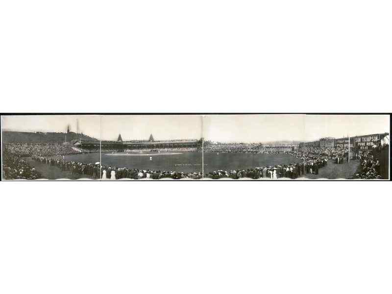 An old panoramic image of the Exposition Park