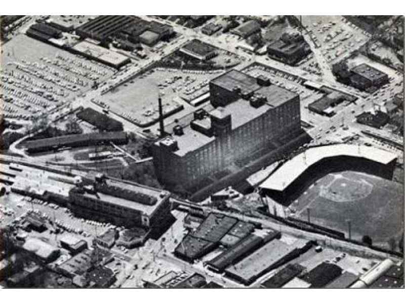 An aerial view of Ponce De Leon Park